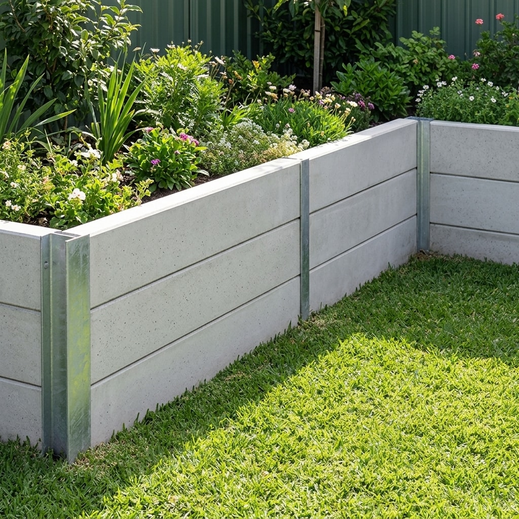 Retaining wall materials